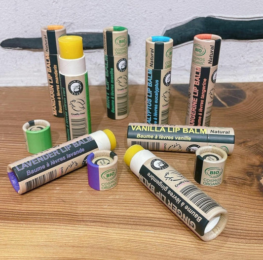 Organic Eucalyptus Lip Balm - 1 piece - 100% paper packaging