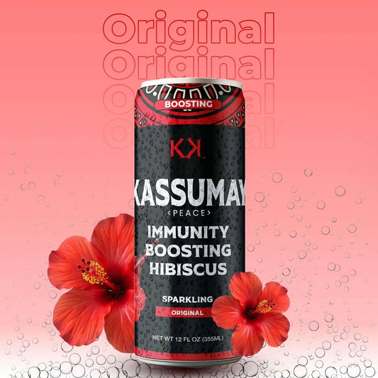 12-Pack Immunity Boosting Natural Healthy Plant-Based Hibiscus Beverages