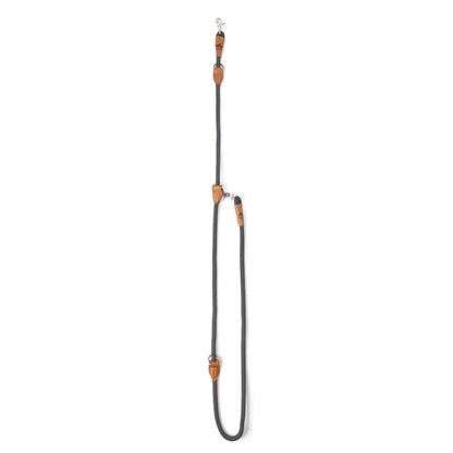 Reflektionsleine©, längenverstellbar, veganes Leder