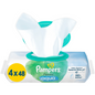 PAMPERS Harmonie Aqua Nedves törlőkendő Plastic Free 4x 48 db (8006540556139)