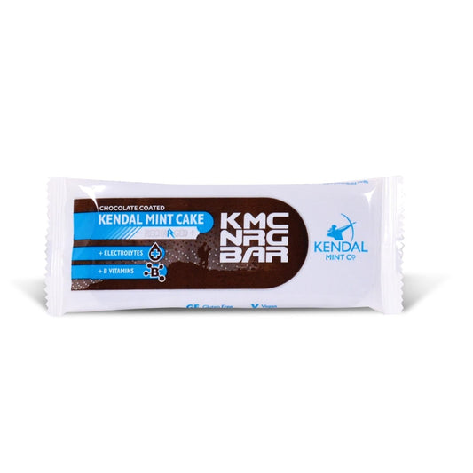 KMC NRG BAR Chocolate Coated Kendal Mint Cake Recharged