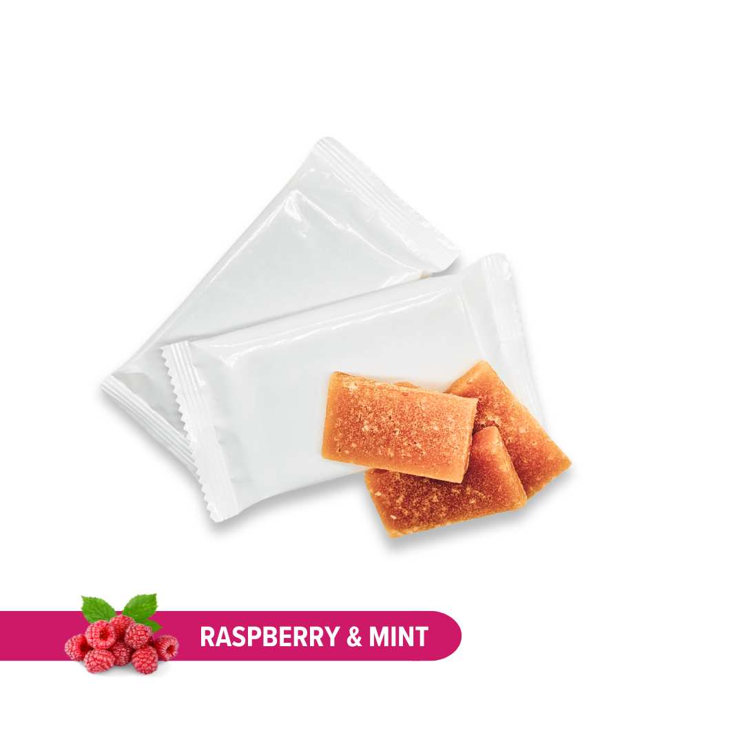 KMC NRG BAR Kendal Mint Cake Pocket-sized Energy Bar - Raspberry & Mint 42g-1