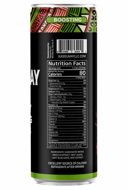 MINT - 12-Pack Immunity Boosting Natural Healthy Plant-Based Hibiscus Beverages