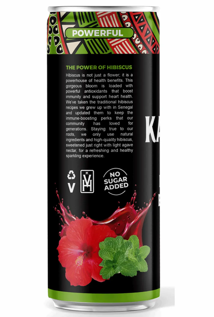 MINT - 12-Pack Immunity Boosting Natural Healthy Plant-Based Hibiscus Beverages