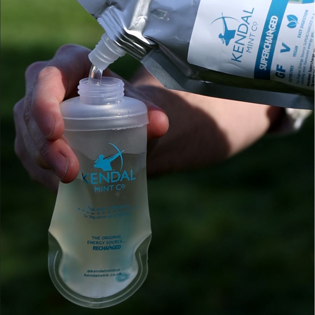 KMC NRG GEL+ Energy Gel Refill Pouch Mint Caffeine (10 x 70g Serves)-1