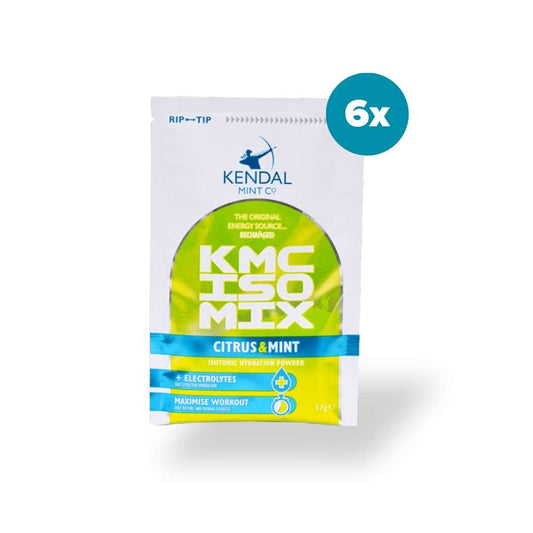 KMC ISO MIX Isotonic Hydration Citrus Mint | +Electrolytes | Vegan & Gluten Free | 6 x 37g-0