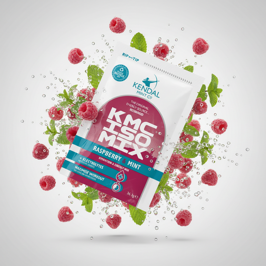 KMC ISO MIX Isotonic Hydration Raspberry Mint | +Electrolytes | Vegan & Gluten Free | 6 x 37g-1