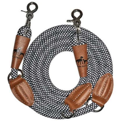 Reflektionsleine©, längenverstellbar, veganes Leder