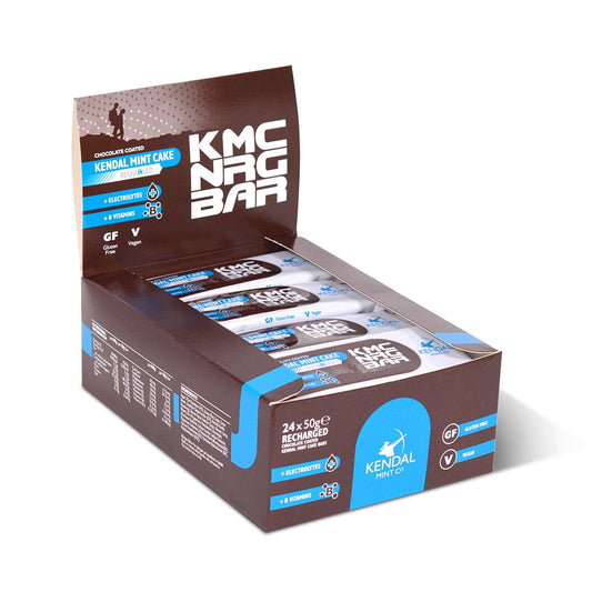 KMC NRG BAR Chocolate Coated Kendal Mint Cake Recharged