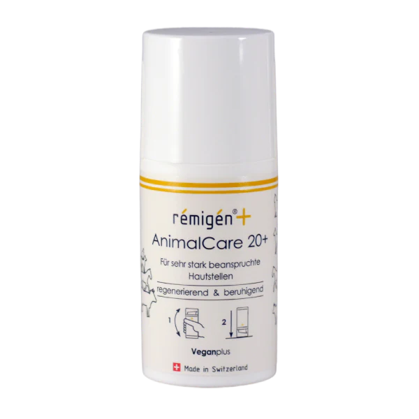 rémigén+ AnimalCare 20+ – Intensive Hautpflege & Regeneration für strapazierte Tierhaut | vegane Pflege-Suspension (30 ml)