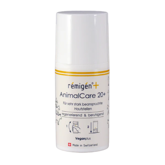 rémigén+ AnimalCare 20+ – Intensive Hautpflege & Regeneration für strapazierte Tierhaut | vegane Pflege-Suspension (30 ml)