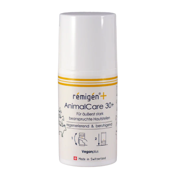 rémigén+ AnimalCare 30+ – Intensive SOS Hautpflege & Regeneration für stark beanspruchte Tierhaut | vegane Pflege-Suspension (30 ml)